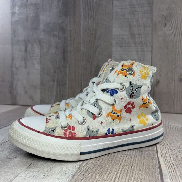 Converse Chuck Taylor AllStar CTAS High Top Boys Toddler Size 12 Wolf Pack White - Picture 1 of 13